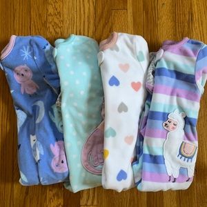 NWOT Carter’s 12 month pajama lot